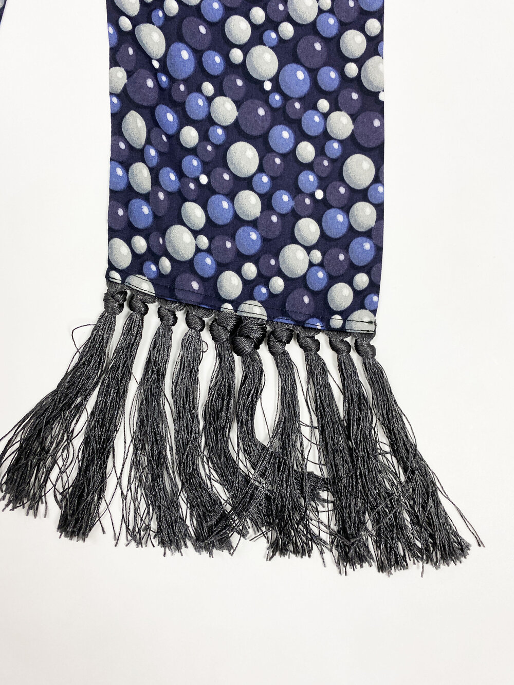 Jean Paul Gaultier Homme F/W 1996 dot print silk scarf — JAMES VELORIA Jean Paul Gaultier Homme F/W 1996 dot print silk scarf — JAMES VELORIA